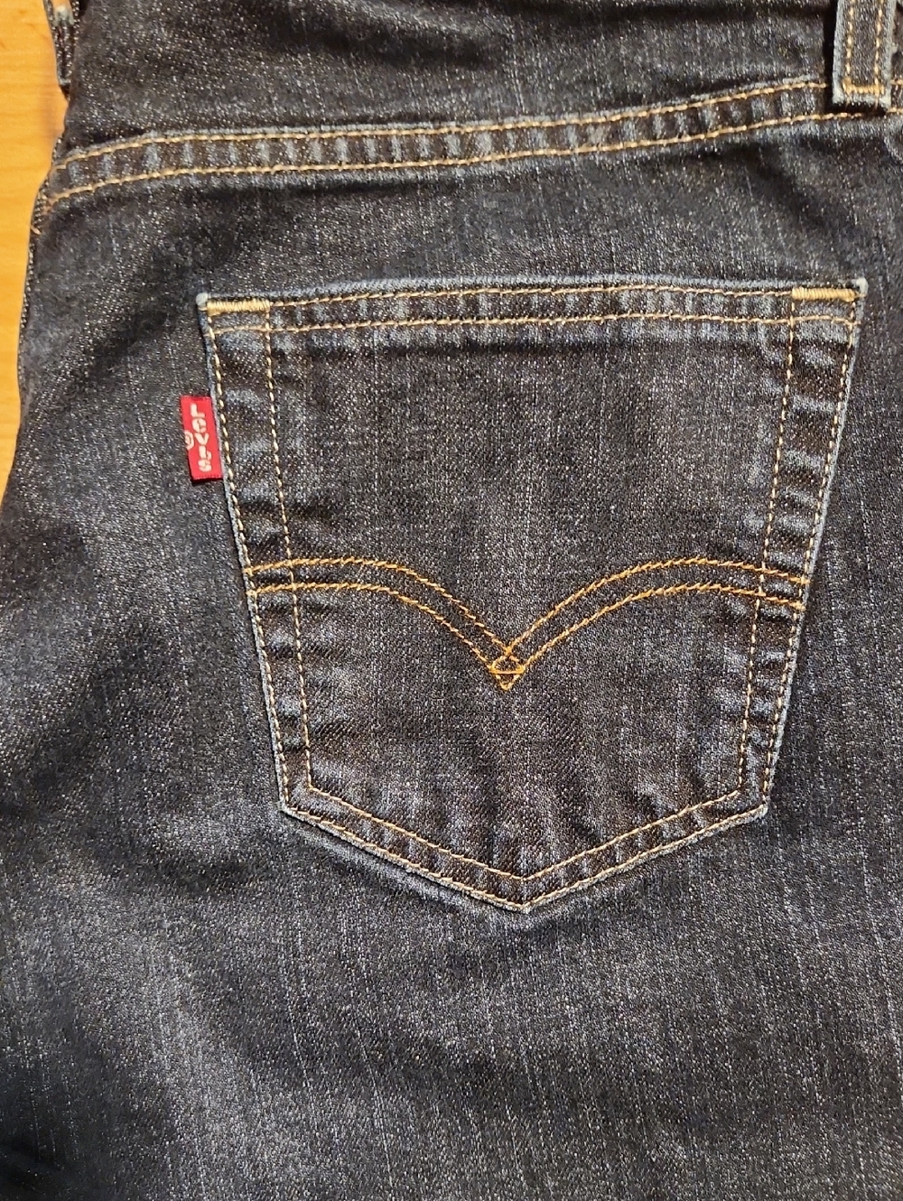 Levi's 511 Men's Dark Blue Denim Jeans Size 34x30 - Picture 2 of 4